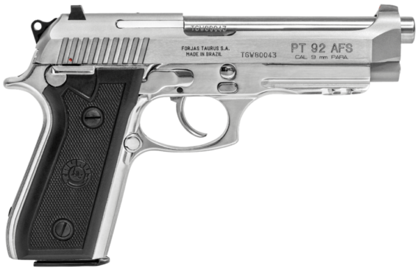PISTOLA TAURUS PT 92 INOX – CALIBRE 9MM - 18 TIROS