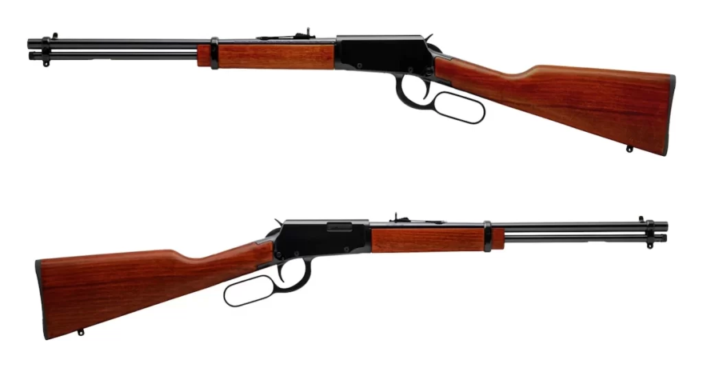 Rifle CBC 22 Rio Bravo - Coronha Madeira - Lever Action 15+1 Cano 18''