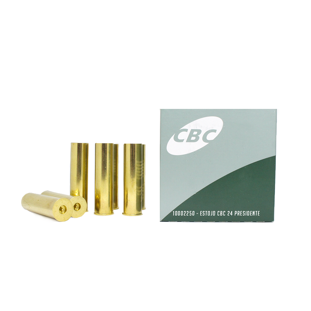 Estojos CBC Presidente .24GA Cx.25un